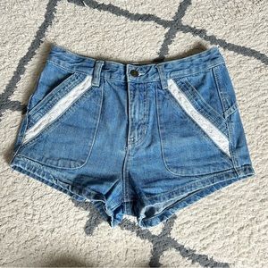 Free People Denim Shorts Size 26